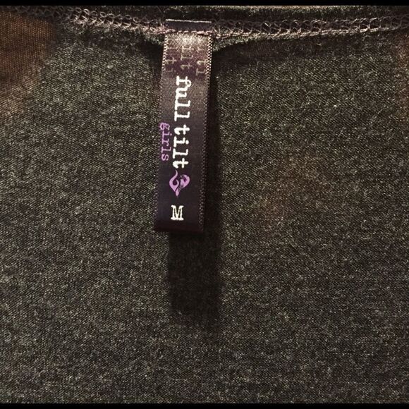 Full Tilt Grey cardigan M - Picture 2 of 6